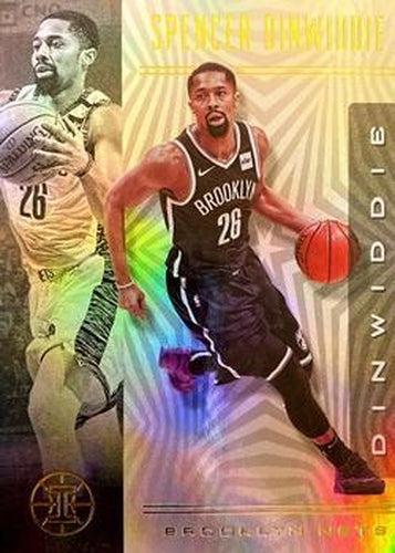 #50 Spencer Dinwiddie - Brooklyn Nets - 2019-20 Panini Illusions Basketball