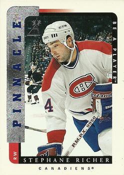 #50 Stephane Richer - Montreal Canadiens - 1996-97 Pinnacle Be a Player Hockey