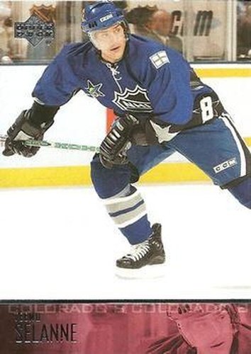 #50 Teemu Selanne - Colorado Avalanche - 2003-04 Upper Deck Hockey