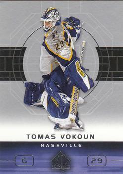 #50 Tomas Vokoun - Nashville Predators - 2002-03 SP Authentic Hockey
