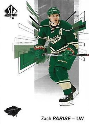 #50 Zach Parise - Minnesota Wild - 2016-17 SP Authentic Hockey