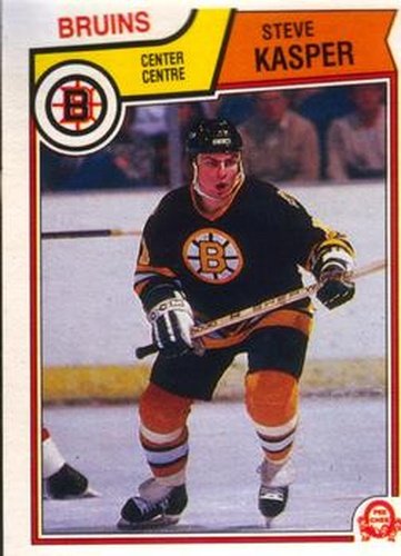#50 Steve Kasper - Boston Bruins - 1983-84 O-Pee-Chee Hockey