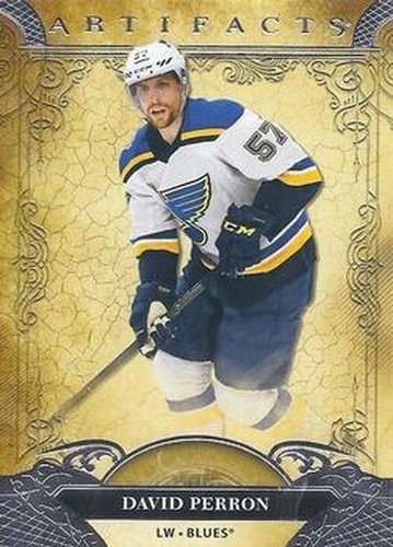 #50 David Perron - St. Louis Blues - 2020-21 Upper Deck Artifacts Hockey