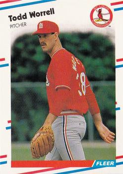 #50 Todd Worrell - St. Louis Cardinals - 1988 Fleer Baseball