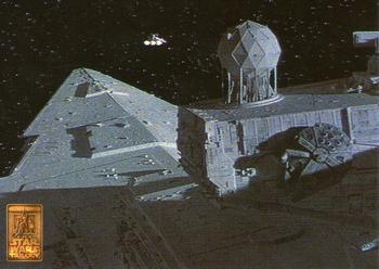 #50 Falcon on back of Star Destroyer - 1997 Merlin Star Wars Special Edition