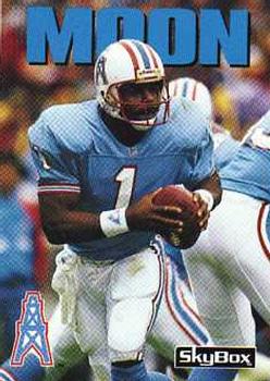 #50 Warren Moon - Houston Oilers - 1992 SkyBox Impact Football