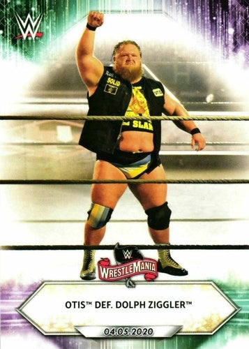 #50 Otis def. Dolph Ziggler - 2021 Topps WWE Wrestling