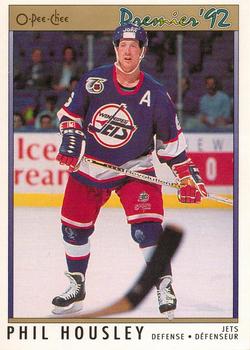 #50 Phil Housley - Winnipeg Jets - 1991-92 O-Pee-Chee Premier Hockey