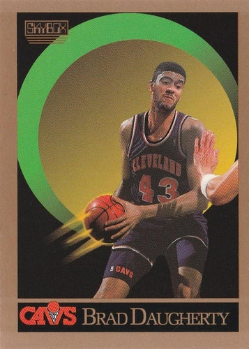 #50 Brad Daugherty - Cleveland Cavaliers - 1990-91 SkyBox Basketball