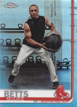 #50b Mookie Betts - Boston Red Sox - 2019 Topps Chrome Baseball