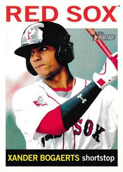 #50b Xander Bogaerts - Pawtucket Red Sox - 2013 Topps Heritage Minor League Baseball