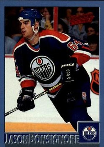 #101 Jason Bonsignore - Edmonton Oilers - 1995-96 Bowman Hockey
