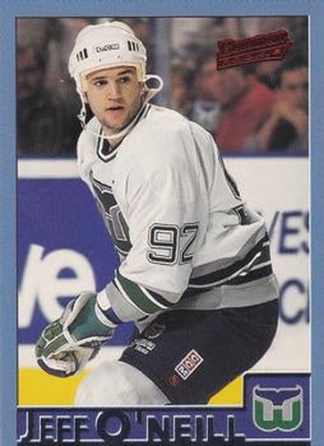 #118 Jeff O'Neill - Hartford Whalers - 1995-96 Bowman Hockey