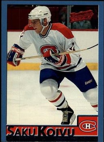 #148 Saku Koivu - Montreal Canadiens - 1995-96 Bowman Hockey