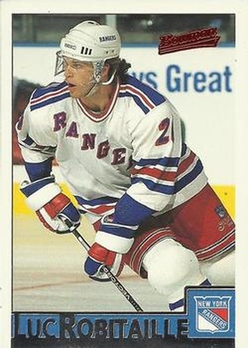 #23 Luc Robitaille - New York Rangers - 1995-96 Bowman Hockey