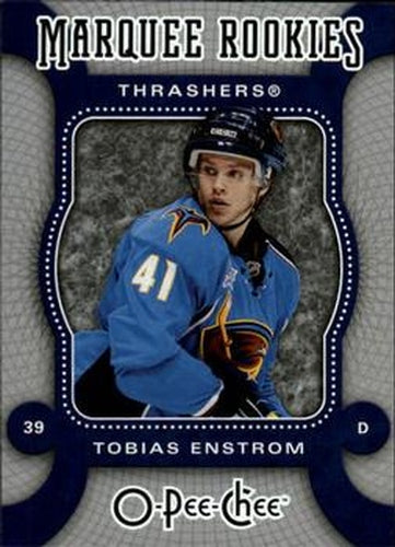 #510 Tobias Enstrom - Atlanta Thrashers - 2007-08 O-Pee-Chee Hockey