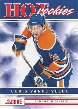 #510 Chris VandeVelde - Edmonton Oilers - 2011-12 Score Hockey