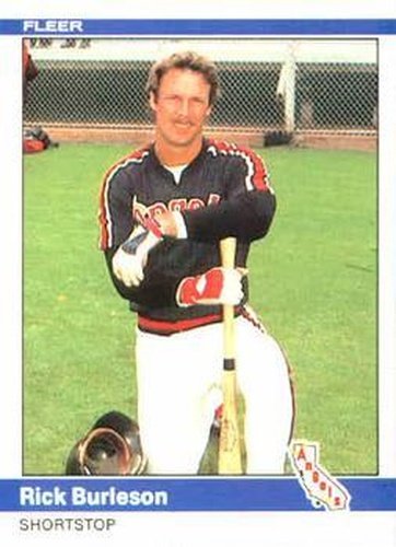 #510 Rick Burleson - California Angels - 1984 Fleer Baseball