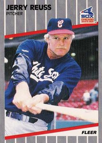 #510 Jerry Reuss - Chicago White Sox - 1989 Fleer Baseball