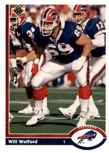 #510 Will Wolford - Buffalo Bills - 1991 Upper Deck Football