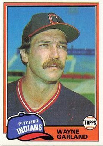 #511 Wayne Garland - Cleveland Indians - 1981 Topps Baseball