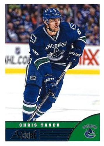 #512 Chris Tanev - Vancouver Canucks - 2013-14 Score Hockey