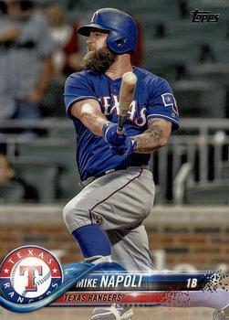 #512 Mike Napoli - Texas Rangers - 2018 Topps Baseball