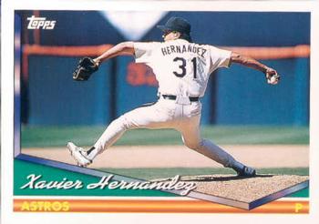#512 Xavier Hernandez - Houston Astros - 1994 Topps Baseball