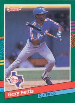 #512 Gary Pettis - Texas Rangers - 1991 Donruss Baseball