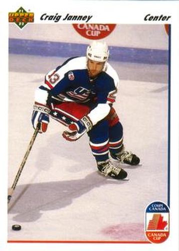 #512 Craig Janney - USA - 1991-92 Upper Deck Hockey