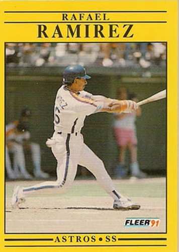#513 Rafael Ramirez - Houston Astros - 1991 Fleer Baseball
