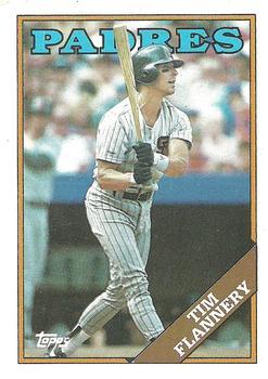 #513 Tim Flannery - San Diego Padres - 1988 Topps Baseball