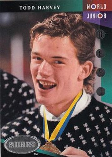 #513 Todd Harvey - Canada - 1993-94 Parkhurst Hockey
