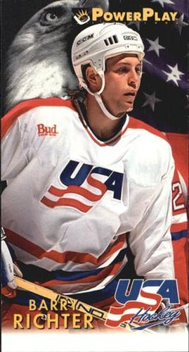 #514 Barry Richter - USA - 1993-94 Fleer PowerPlay Hockey