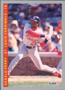 #514 Gerald Perry - St. Louis Cardinals - 1993 Fleer Baseball