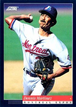 #514 Dennis Martinez - Montreal Expos -1994 Score Baseball