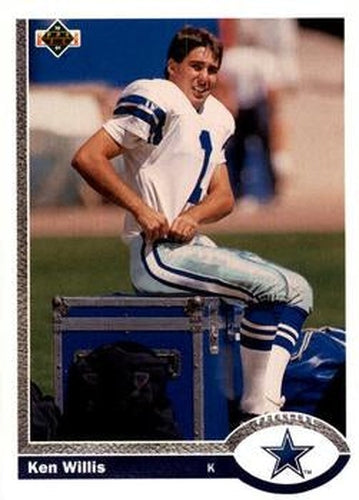 #514 Ken Willis - Dallas Cowboys - 1991 Upper Deck Football