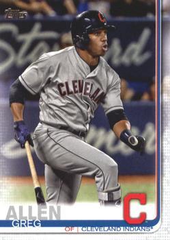 #514a Greg Allen - Cleveland Indians - 2019 Topps Baseball