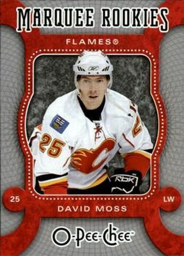 #515 David Moss - Calgary Flames - 2007-08 O-Pee-Chee Hockey