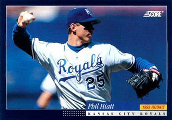 #515 Phil Hiatt - Kansas City Royals -1994 Score Baseball