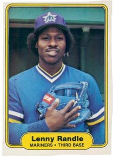 #516 Lenny Randle - Seattle Mariners - 1982 Fleer Baseball