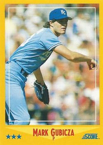 #516 Mark Gubicza - Kansas City Royals - 1988 Score Baseball