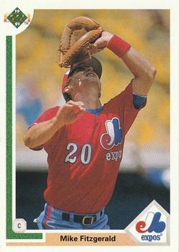 #516 Mike Fitzgerald - Montreal Expos - 1991 Upper Deck Baseball