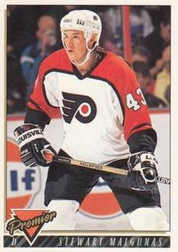 #516 Stewart Malgunas - Philadelphia Flyers - 1993-94 Topps Premier Hockey