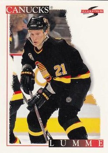 #102 Jyrki Lumme - Vancouver Canucks - 1995-96 Score Hockey