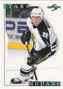 #120 Mike Modano - Dallas Stars - 1995-96 Score Hockey