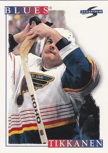 #123 Esa Tikkanen - St. Louis Blues - 1995-96 Score Hockey