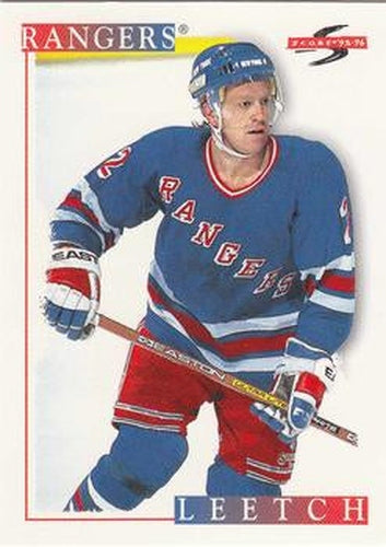 #124 Brian Leetch - New York Rangers - 1995-96 Score Hockey