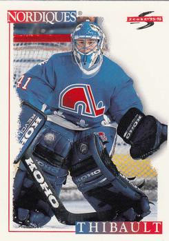 #131 Jocelyn Thibault - Quebec Nordiques - 1995-96 Score Hockey