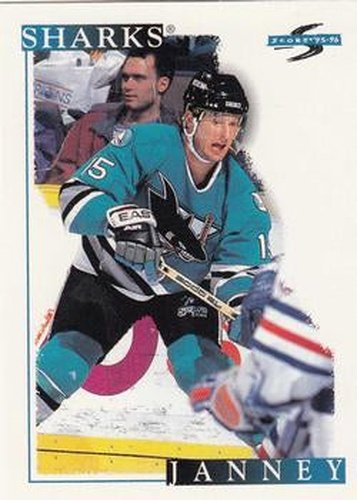 #15 Craig Janney - San Jose Sharks - 1995-96 Score Hockey
